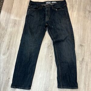 Signature by Levi Strauss Black Relaxed Jeans for Everyday Comfort